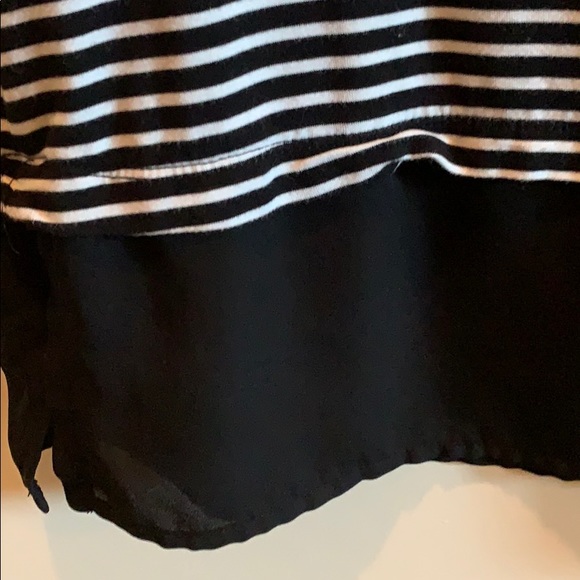 Tahari black and white top - Picture 4 of 5